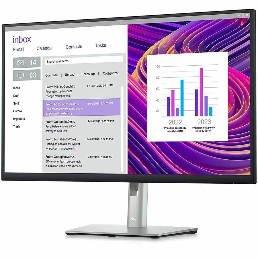 Dell P2723DE 27-Inch USB-C Hub Monitor with QHD Display and Extensive Connectivity