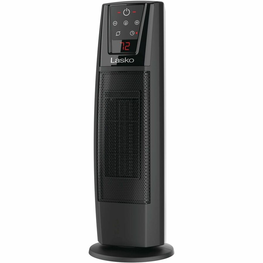 Lasko CT20111 1500W Digital Ceramic Tower Space Heater with Remote Control, Black