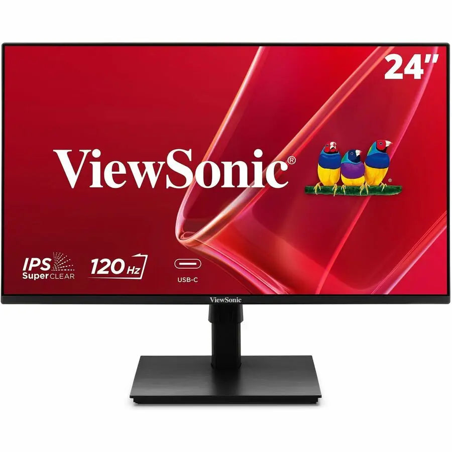 ViewSonic VA2448-MHU 24-Inch Full HD IPS Monitor with 120Hz Refresh Rate, USB-C, HDMI, and VGA