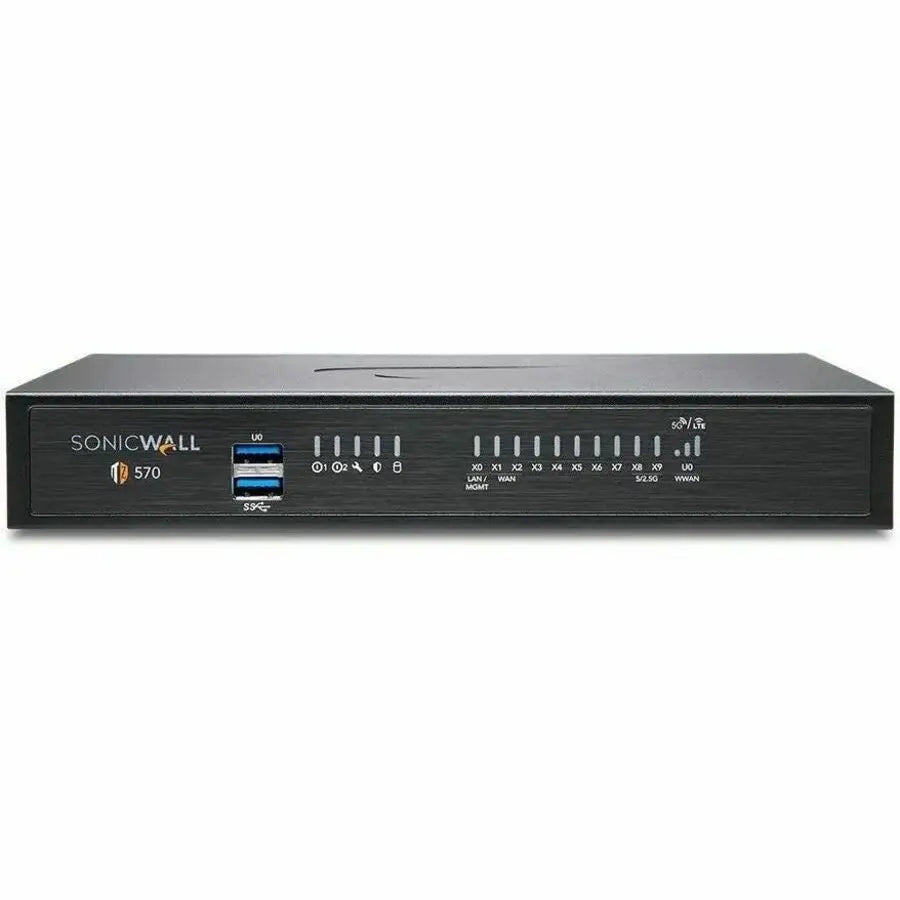 SonicWall TZ570 Network Security Firewall Appliance with Secure SD-WAN and Zero-Touch Deployment