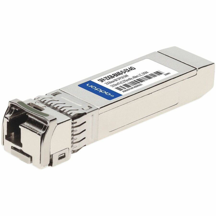 AddOn Extreme Networks Compatible SFP28 Transceiver (SFP-25GB-BX40-D-EX-AO) – 25GBase-BX, Single-Mode Fiber, 40km, LC Connector