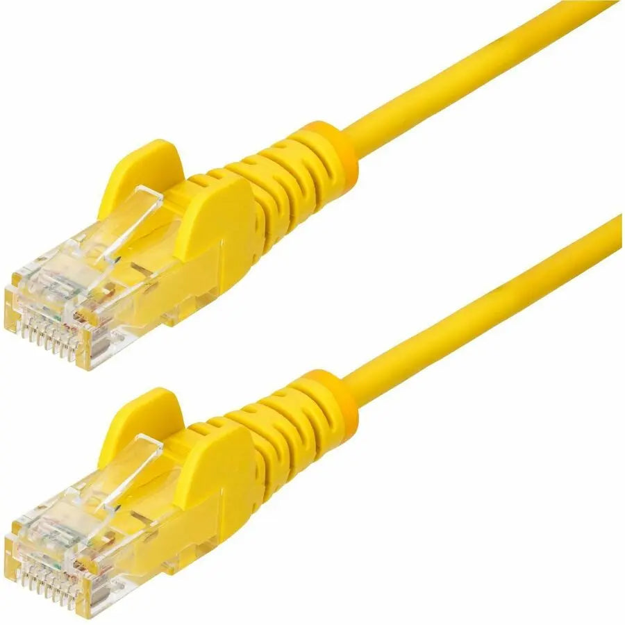 StarTech.com Slim Cat6 Ethernet Cable - LSZH, 9 Inches, Yellow
