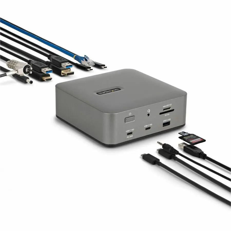 StarTech.com Thunderbolt 5 Universal Docking Station with Multi-Display Support and 140W Power Delivery