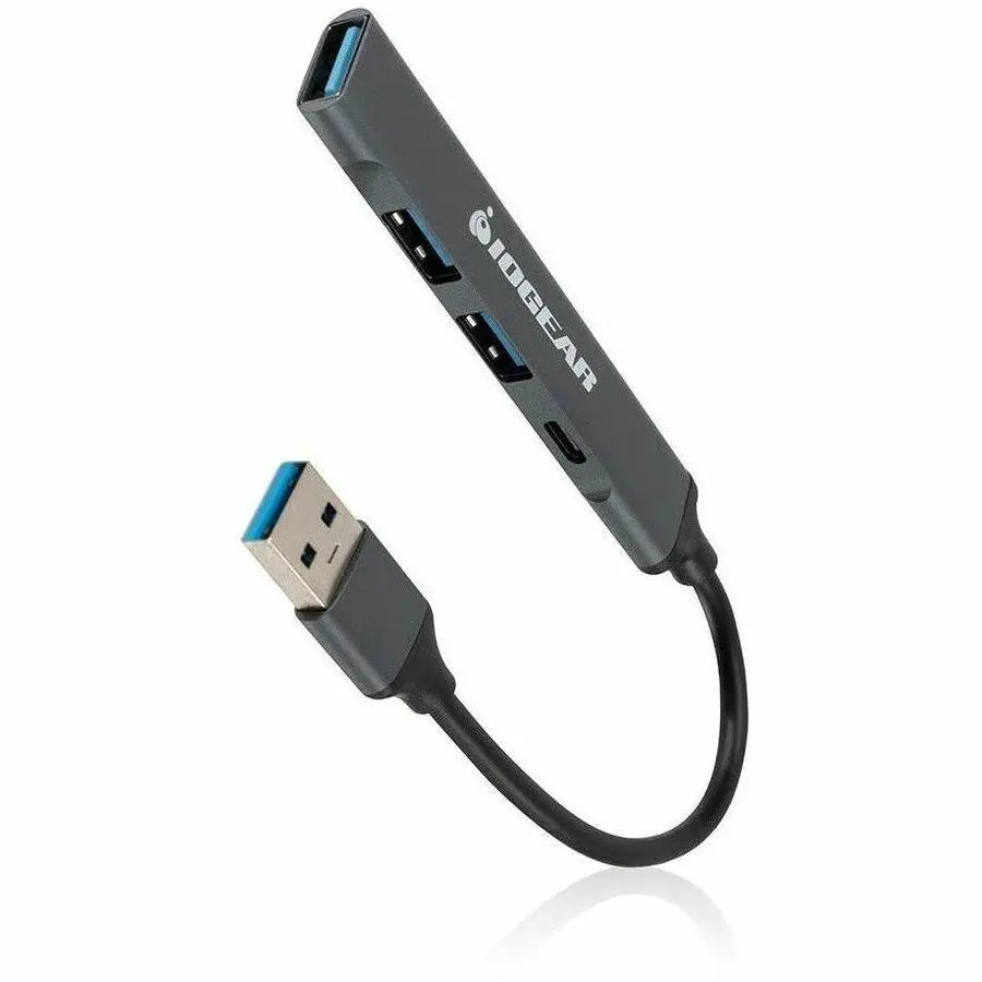 IOGEAR USB-A Multiport Hub GUH304C – Portable USB Hub with 4 Extra Ports for Mac and Notebook
