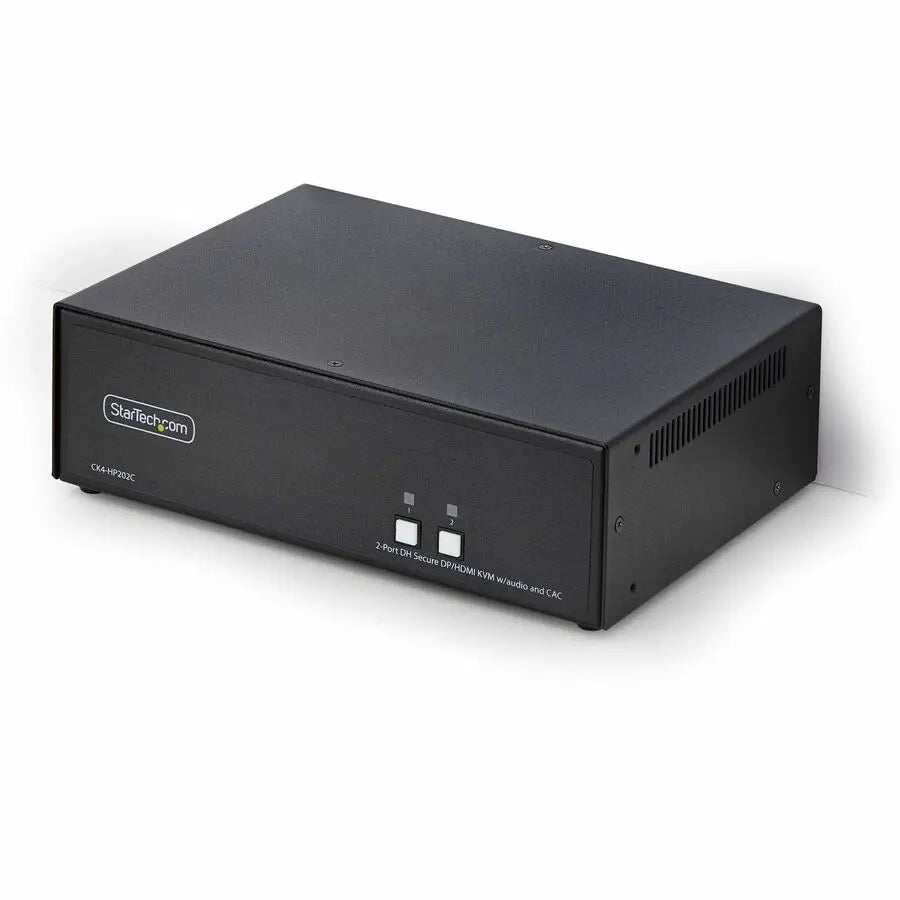 StarTech.com CK4-HP202C Secure Dual-Monitor KVM Switch with NIAP Certification and CAC Support