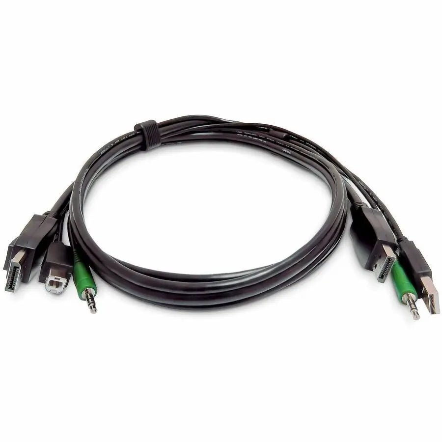StarTech.com 10ft Dual-DisplayPort KVM Cable with USB 2.0 and Audio – TAA Compliant