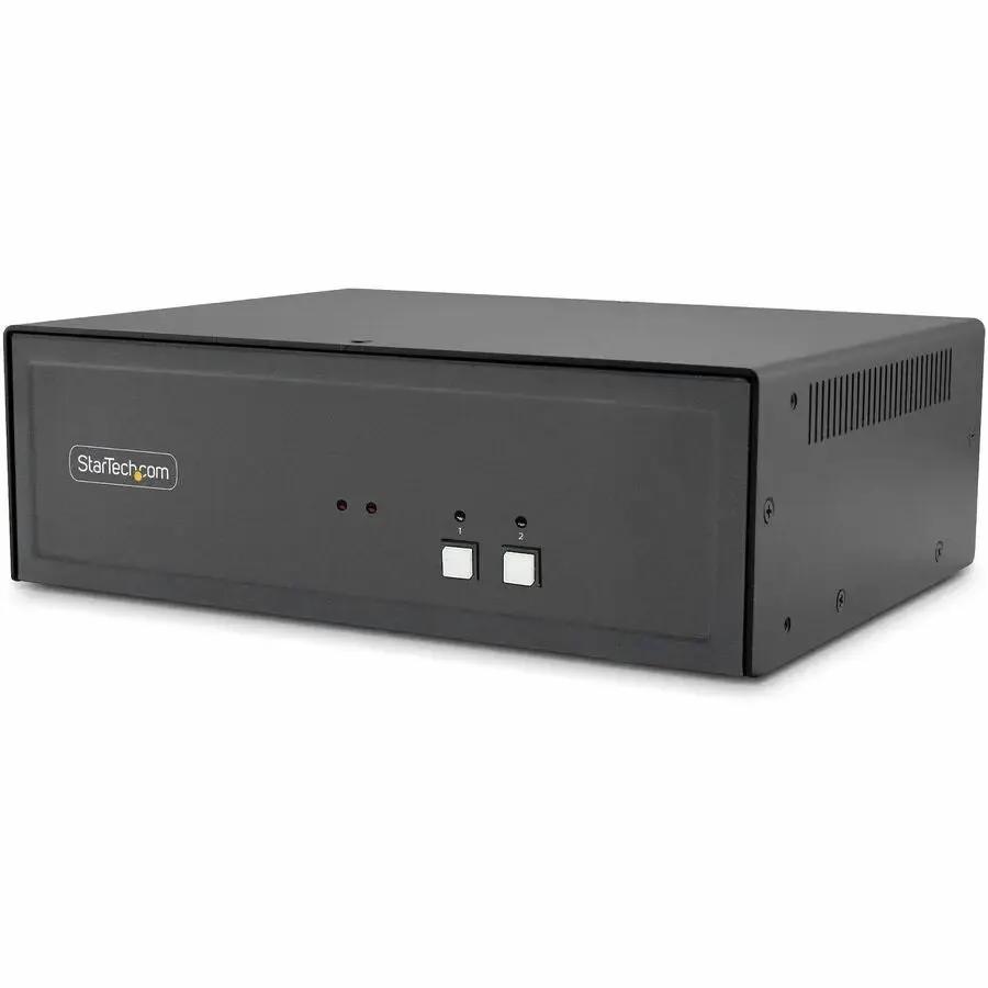 StarTech.com Secure KVM Switch CK4-HP102C - Dual 4K 60Hz DisplayPort and HDMI Control with NIAP Certification by StarTech.com