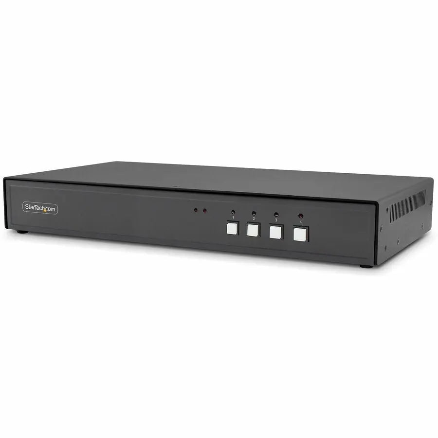 StarTech.com CK4-HP104C Secure 4-Port KVM Switch with 4K 60Hz Support and NIAP Certification