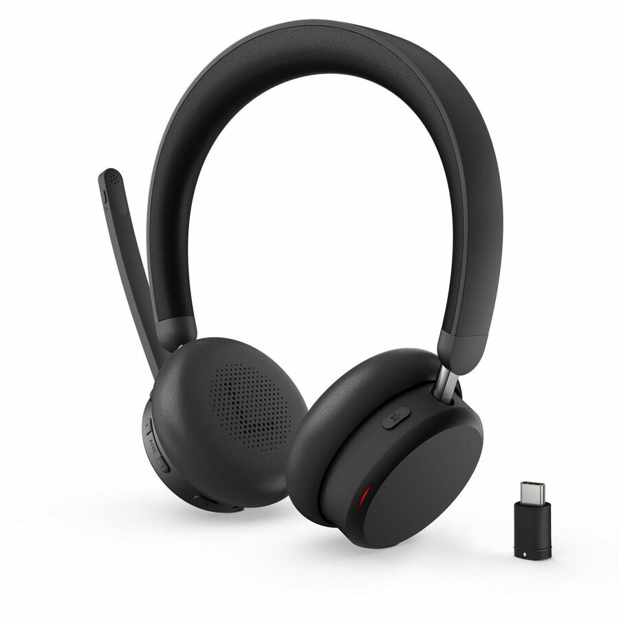 Lenovo Dual-Mode Wireless ANC Headset 6550 – Microsoft Teams Certified Over-the-Head Bluetooth Headset for Office and Remote Work
