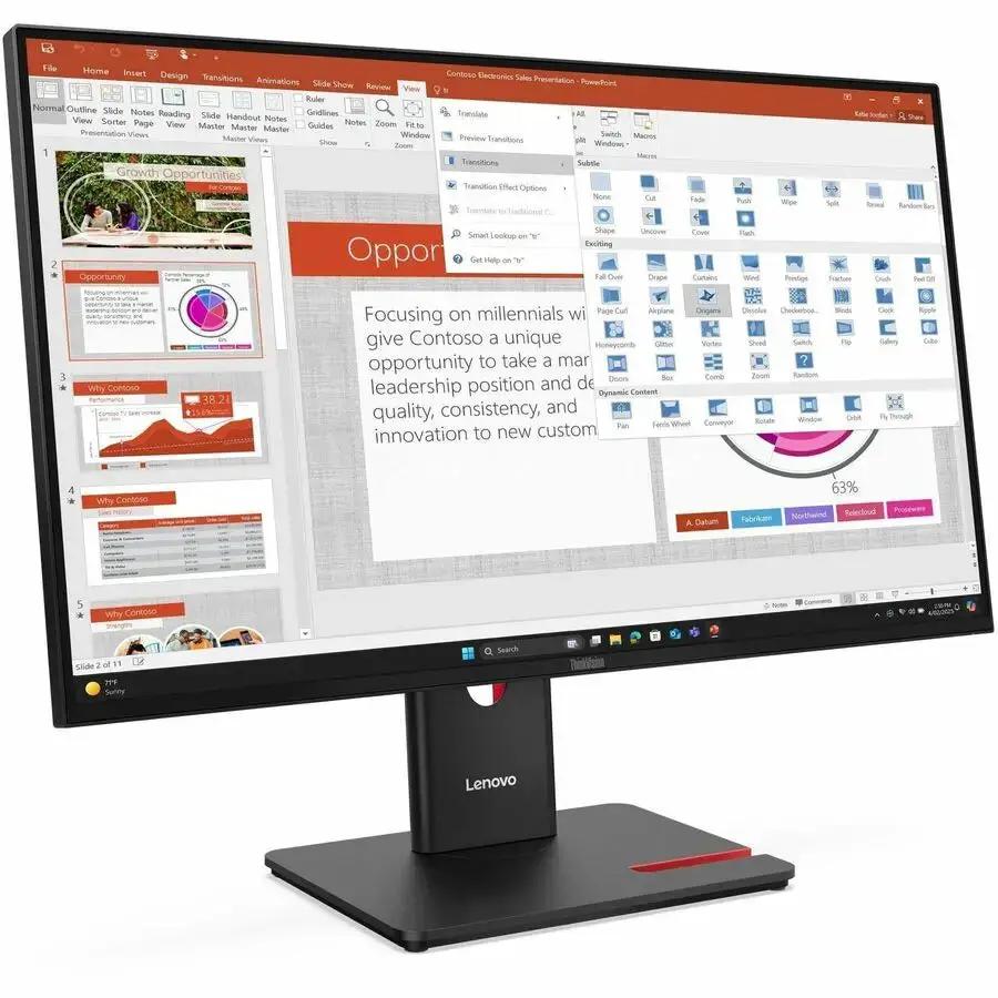 Lenovo ThinkVision T27-40 27-Inch FHD IPS LED Monitor with USB Hub and Eye Comfort Certification by Lenovo Group Limited