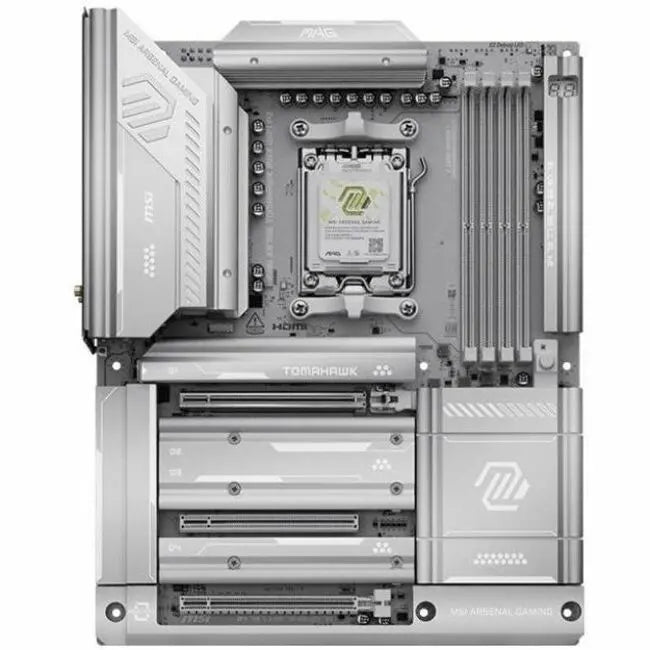 MSI MAG X870E TOMAHAWK MAX WIFI PZ Gaming Desktop Motherboard with Wi-Fi 7 and AMD Ryzen Support