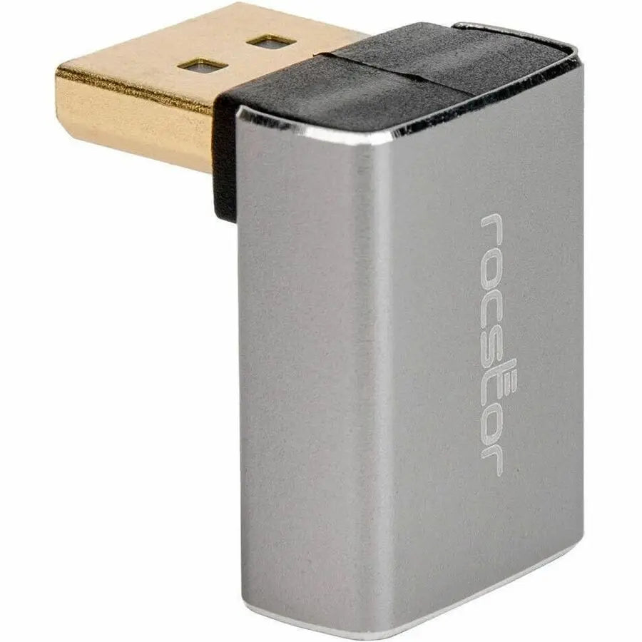Rocstor DisplayPort 1.4 90° Adapter – Supports 8K@60Hz, 4K@144Hz, Gold-Plated Connectors