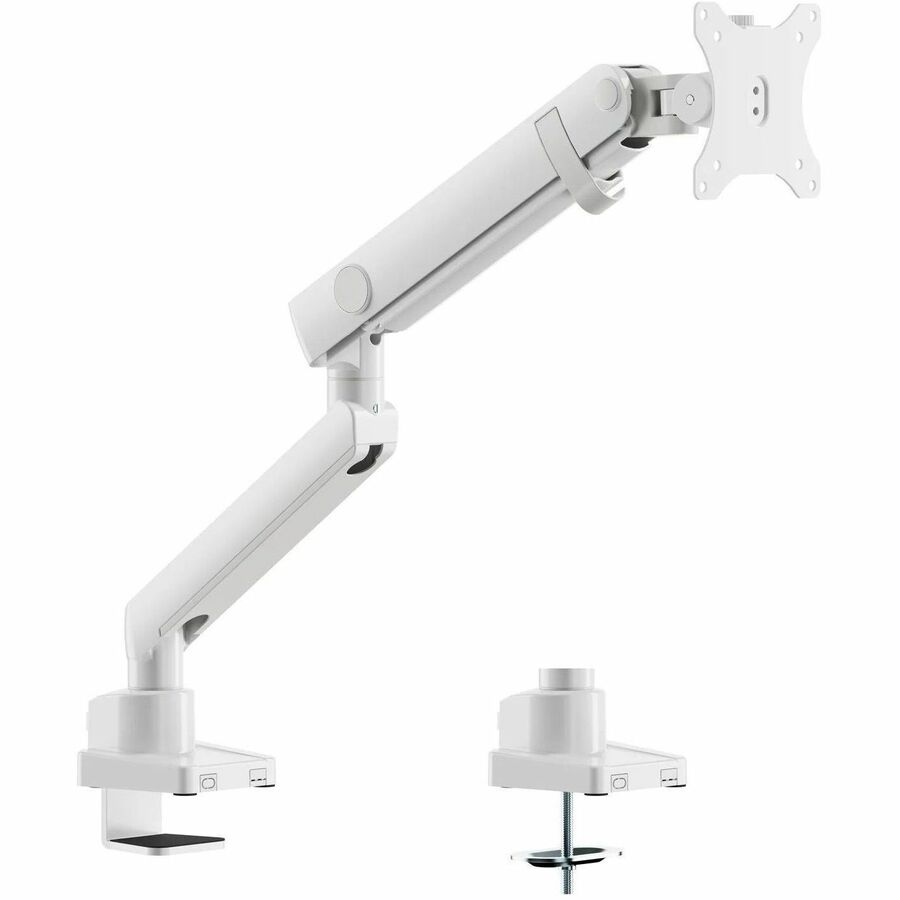 Amer Mounts HYDRA1B-W (V2) Single Articulating Monitor Mount with Spring Arm - White