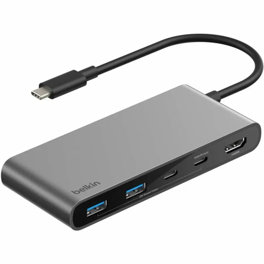 Belkin Connect 7-Port USB-C Hub with Dual USB-C, HDMI 2.0, and Quick Data Transfer