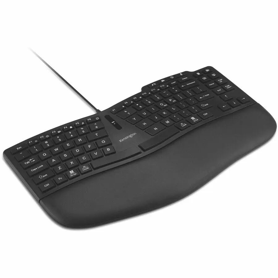 Kensington Pro Fit Ergo KB675 EQ TKL Wired Keyboard for Office & Professional Use