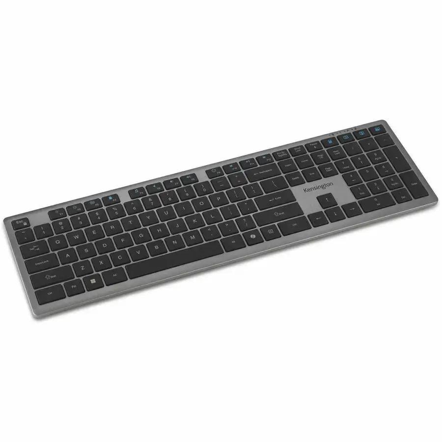 Kensington KB535 EQ Rechargeable Multi-Device Wireless Keyboard - Space Gray by Kensington Computer Products Group