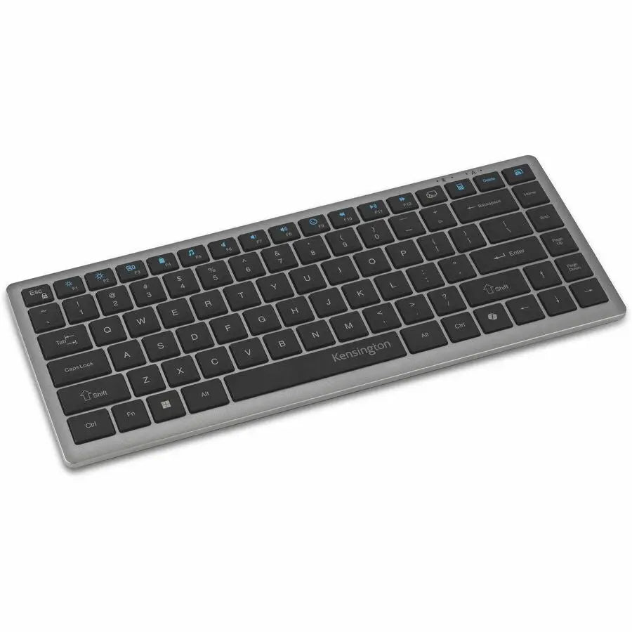 Kensington KB435 EQ Rechargeable Multi-Device Compact Keyboard with Programmable Keys and Bluetooth Connectivity