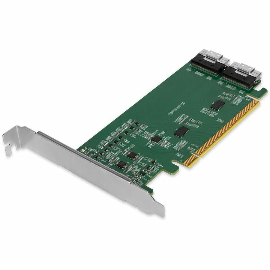 ICY DOCK EXLink MB308A PCIe 4.0 x16 NVMe SlimSAS Adapter Card