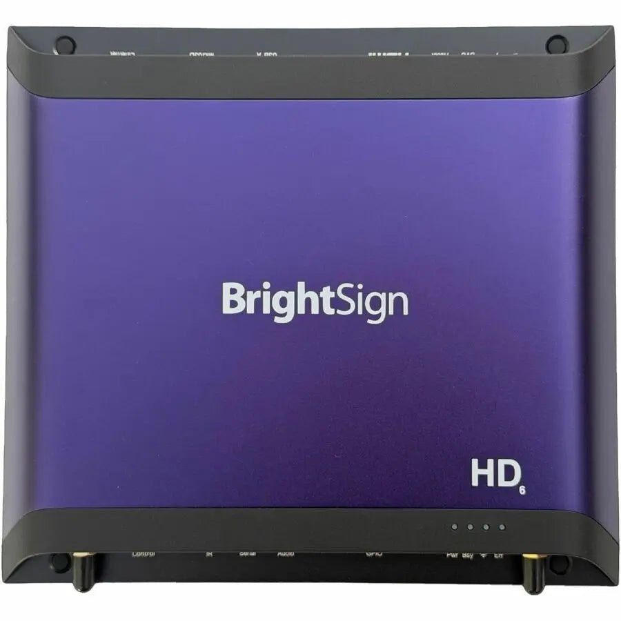 BrightSign HD6 Digital Player with 4K UHD Support and 5-Year Warranty
