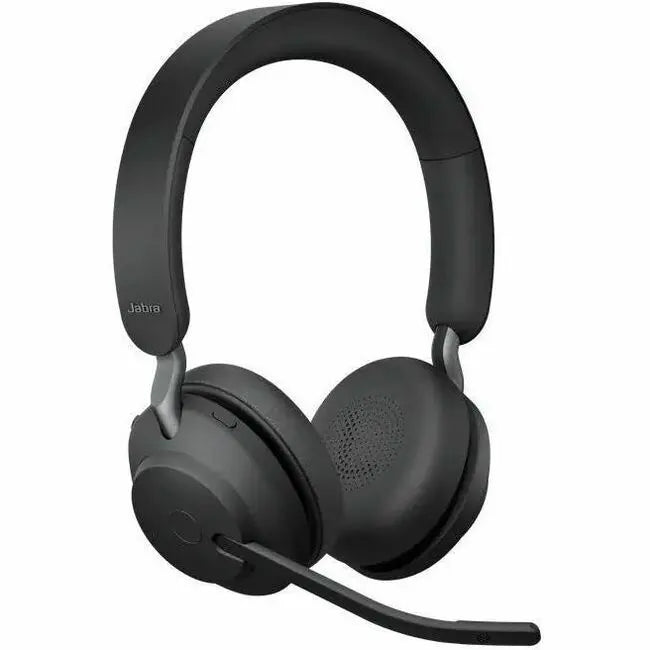 Jabra Evolve2 65 Wireless Headset with Bluetooth and USB-C – Over-the-Head Supra-Aural Design for Office Use