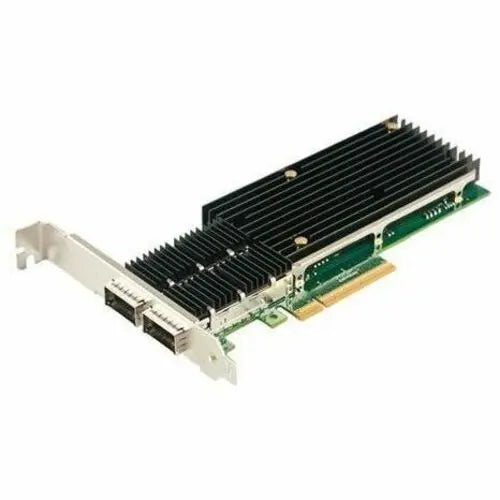 Axiom 100Gbs Dual Port QSFP56 PCIe 4.0 x16 Network Interface Card (Part # PCIE4-2Q56CX6-AX)