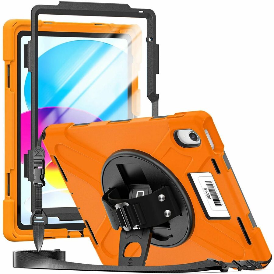 CODi C30705069ISORG Rugged iPad Case with Screen Protector, Kickstand, Hand Strap and Shoulder Strap