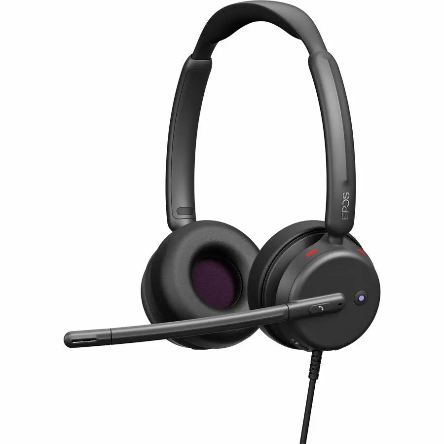 EPOS IMPACT 400 Headset – Noise Cancelling Microphone, USB Type A, Supra-Aural, Black for Unified Communication