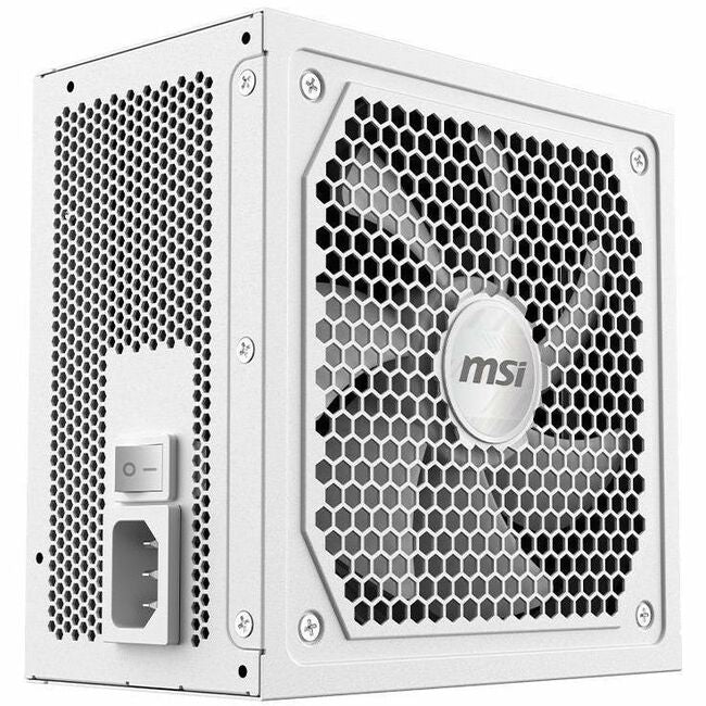 MSI MAG 1000W ATX 3.1 Fully Modular Power Supply, 80 PLUS Gold, White - MAGA1000GLPCIE5WT
