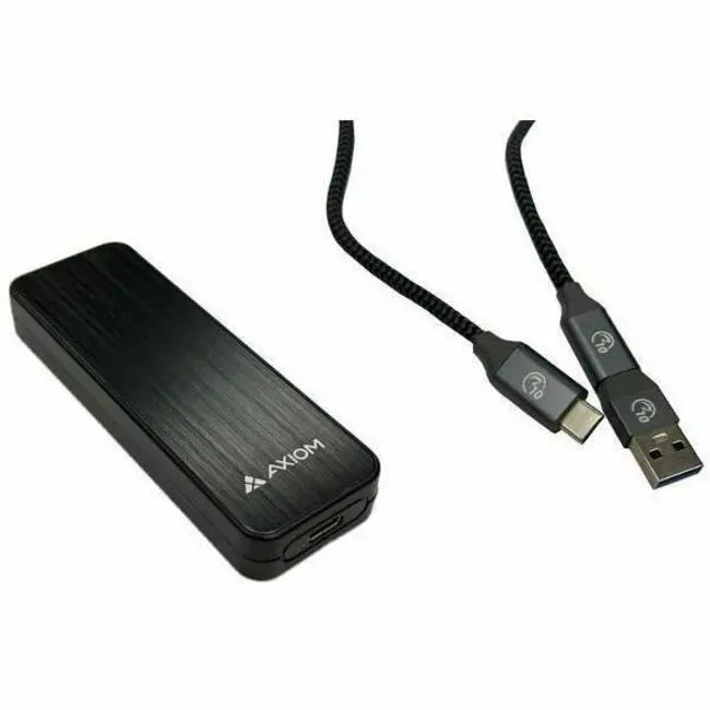Axiom 4TB USB-C 3.1 Gen 2 External Portable SSD - Compact M.2 Drive for Fast Data Transfer