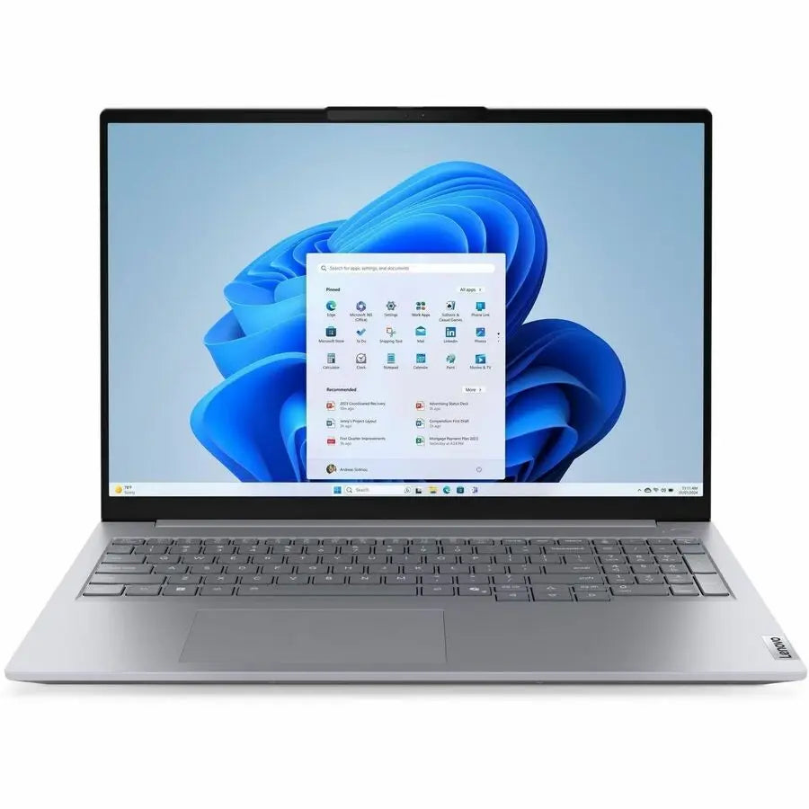 Lenovo ThinkBook 16 G9 IRL 21US0002US Notebook – 16-Inch Touchscreen, Intel Core i5-210H, 16GB RAM, 512GB SSD, Arctic Grey