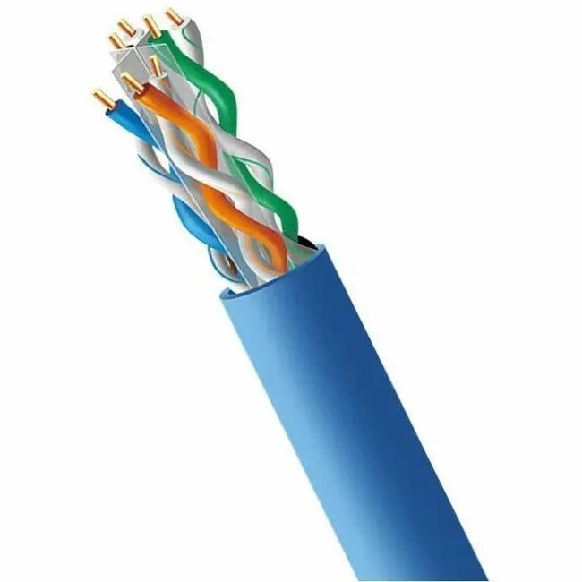 4XEM 500ft CAT5E Riser Bulk Ethernet Cable – Pure Copper, 350MHz, Blue
