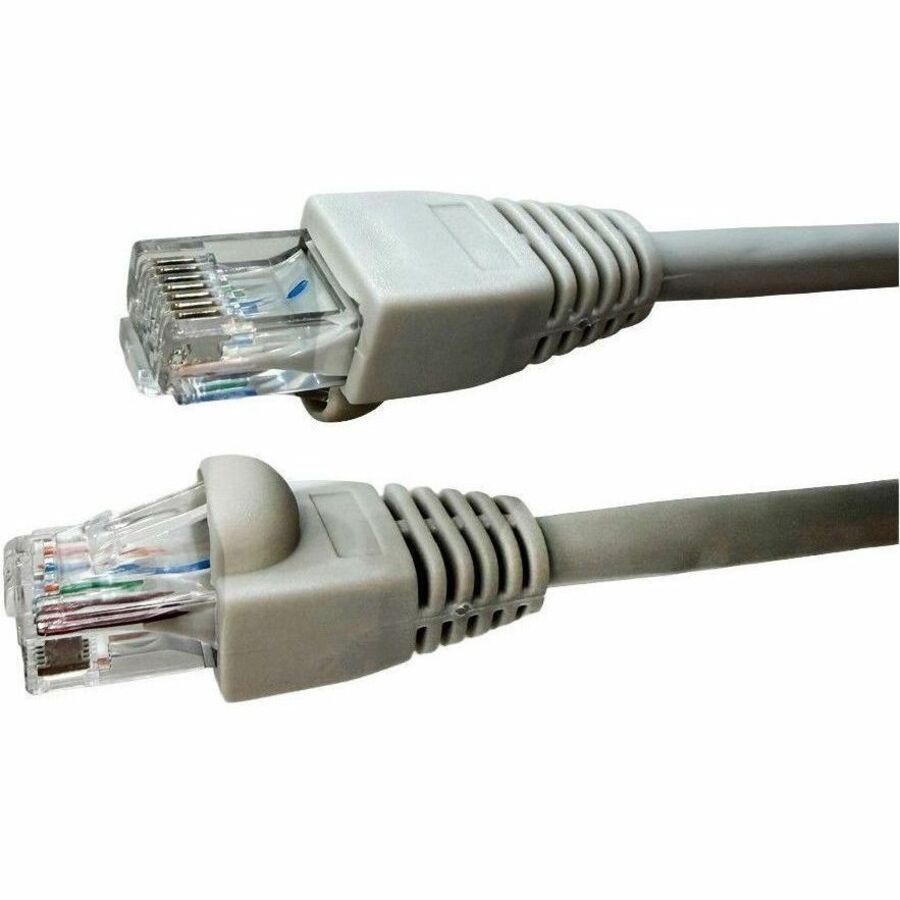 4XEM 25FT Cat6A Snagless Ethernet Patch Cable – High-Speed 10Gbps Network Connectivity in Gray