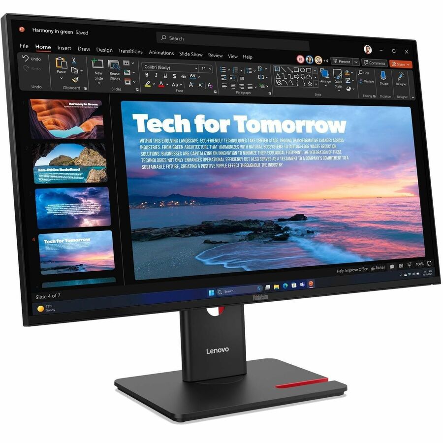 Lenovo ThinkVision T27QD-40 27-Inch QHD IPS Monitor, 64AAGAR2UZ