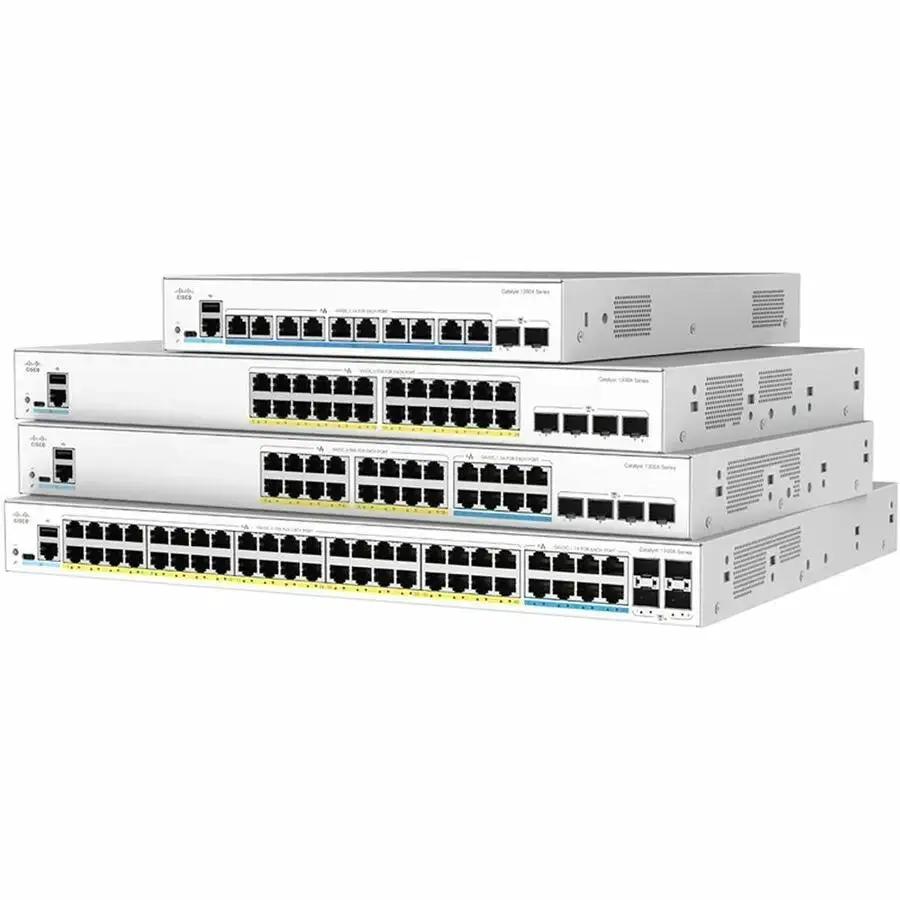 Cisco C1300X-48P-4X Ethernet Switch - Managed Layer 3 Network Switch for SMB and Branch Offices by Cisco Systems, Inc