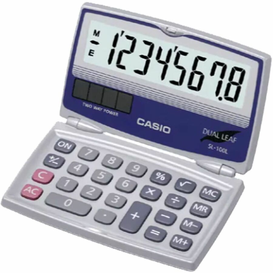 Casio SL-100L-S-IH Pocket Calculator with Large Display