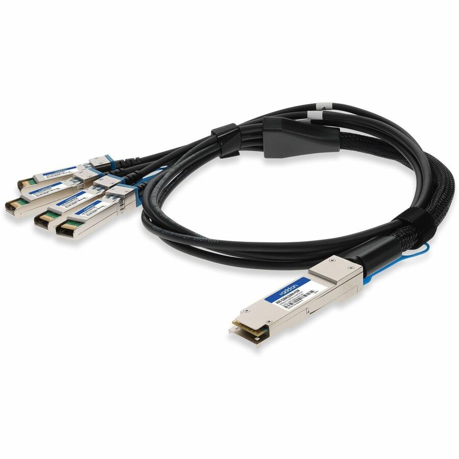 AddOn Twinaxial Network Cable for 100GBase-CU, 2 meters | Compatible with Alcatel-Lucent Nokia QSFP-100G-C2M and Intel XXVDACBL2M