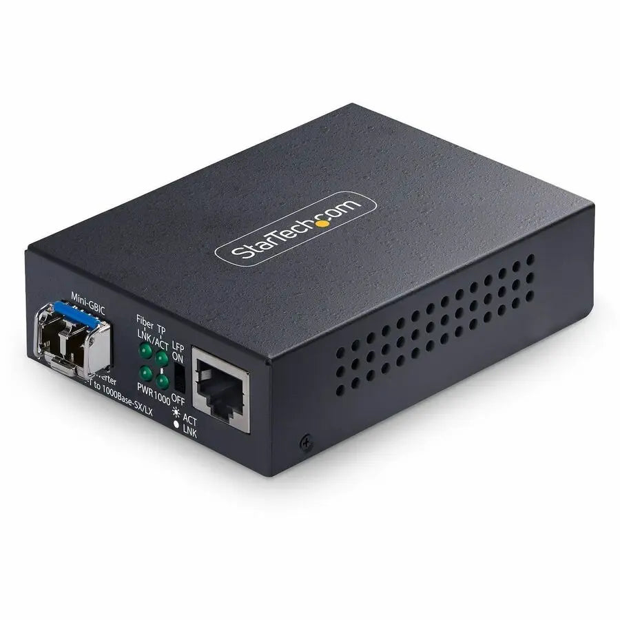 StarTech.com MCM1110SMLC20 Gigabit Ethernet to Single-Mode LC Fiber Media Converter