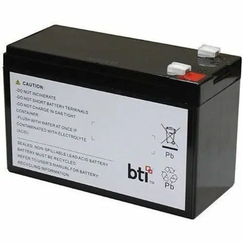 Battery Technology Inc. APCRBC178-SLA178 12V Lead Acid UPS Battery for APC Back-UPS BVK750M2