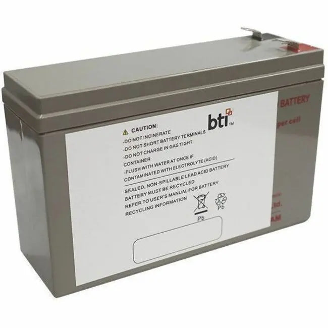 Battery Technology Inc. APCRBC106-SLA106 12V Lead Acid Battery for APC Back-UPS Models BGE90M and BE400 Series