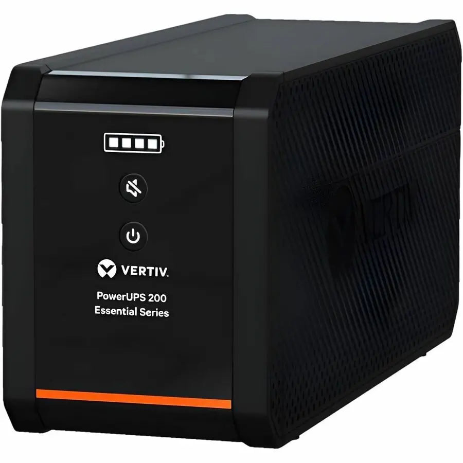 Vertiv PowerUPS 200 Essential PSA6E-600LVT 600VA Tower UPS with AVR and User-Replaceable Batteries