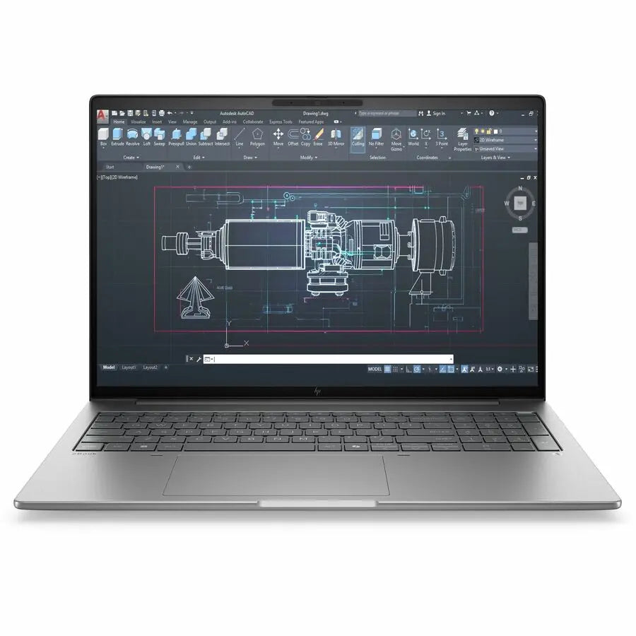 HP ZBook 8 G1i Mobile Workstation with Intel Core Ultra 7 255H, 32GB DDR5 RAM, 1TB SSD, 16-Inch Display, NVIDIA RTX 500 Ada GPU