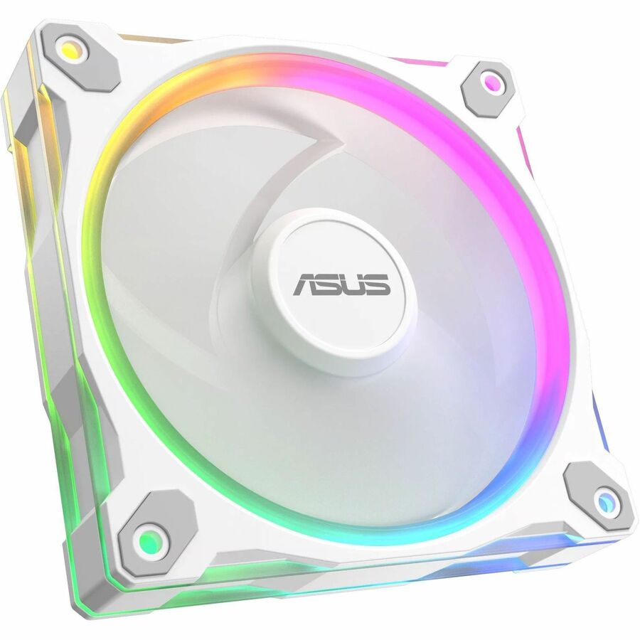 ASUS Prime MR120 ARGB 120mm White Chassis Fan, Single Pack – PRIMR120 FAN ARGB WHITE