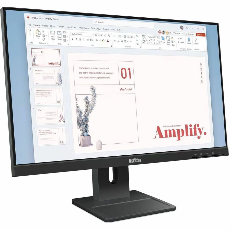 Lenovo ThinkVision E24-40 23.8-Inch IPS LED Monitor, 100Hz, 64BAMAR1UZ