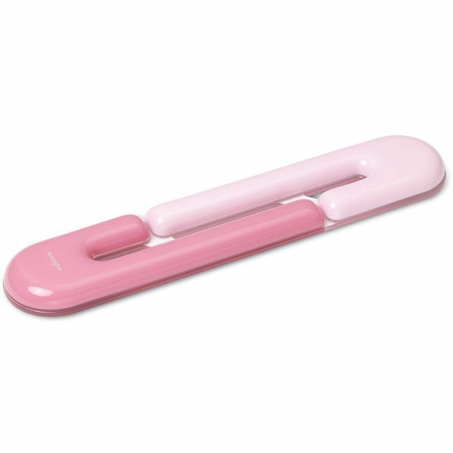 Kensington Duo Gel Wrist Rest - Pink Ergonomic Keyboard Support with Ventilation Channels