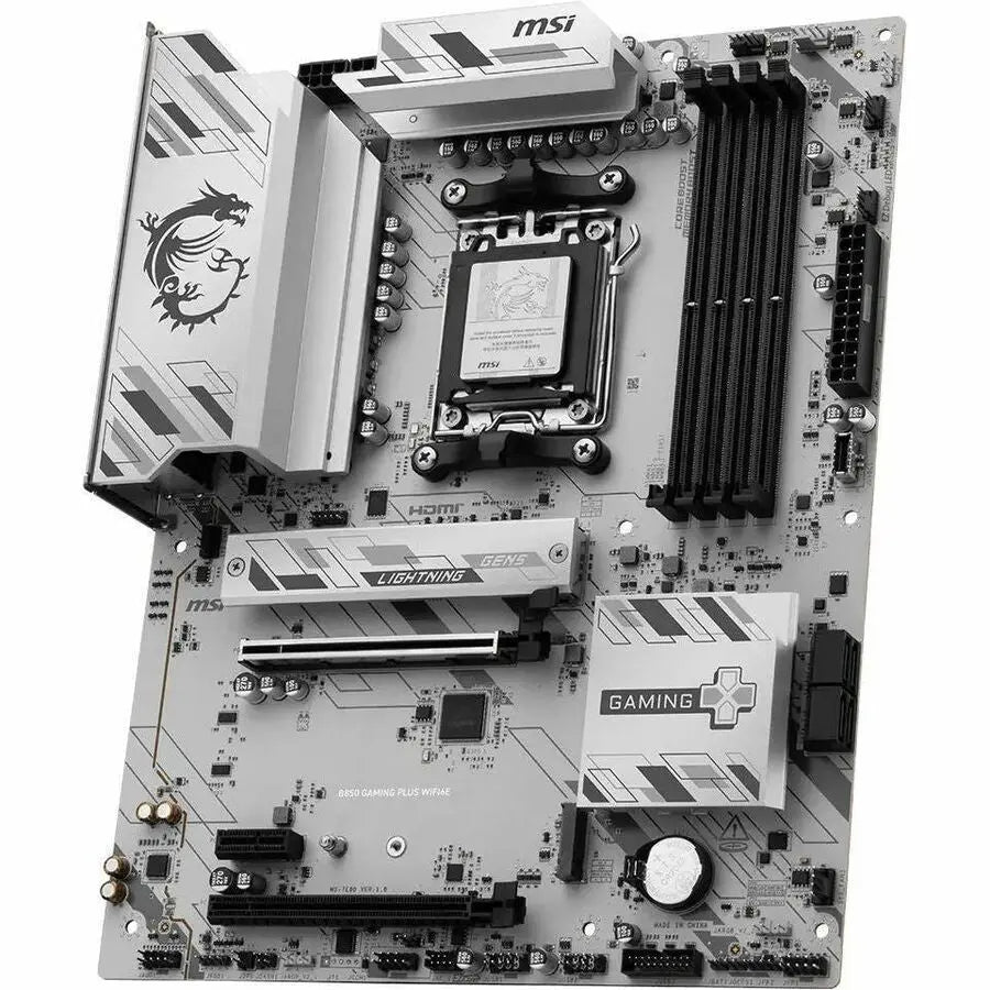 MSI B850 Gaming Plus WiFi 6E ATX Motherboard with DDR5 Support and 2.5G LAN