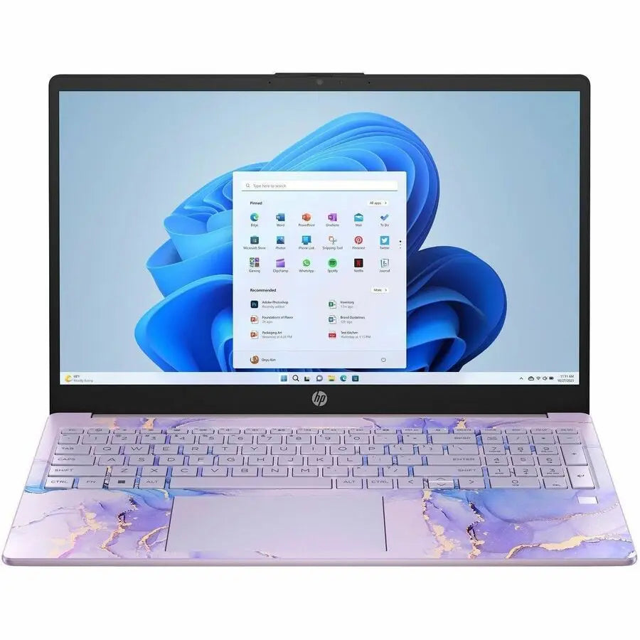 HP 15-fd0123ds 15.6-inch Notebook with Intel N-Series Processor and 4GB RAM in Natural Silver