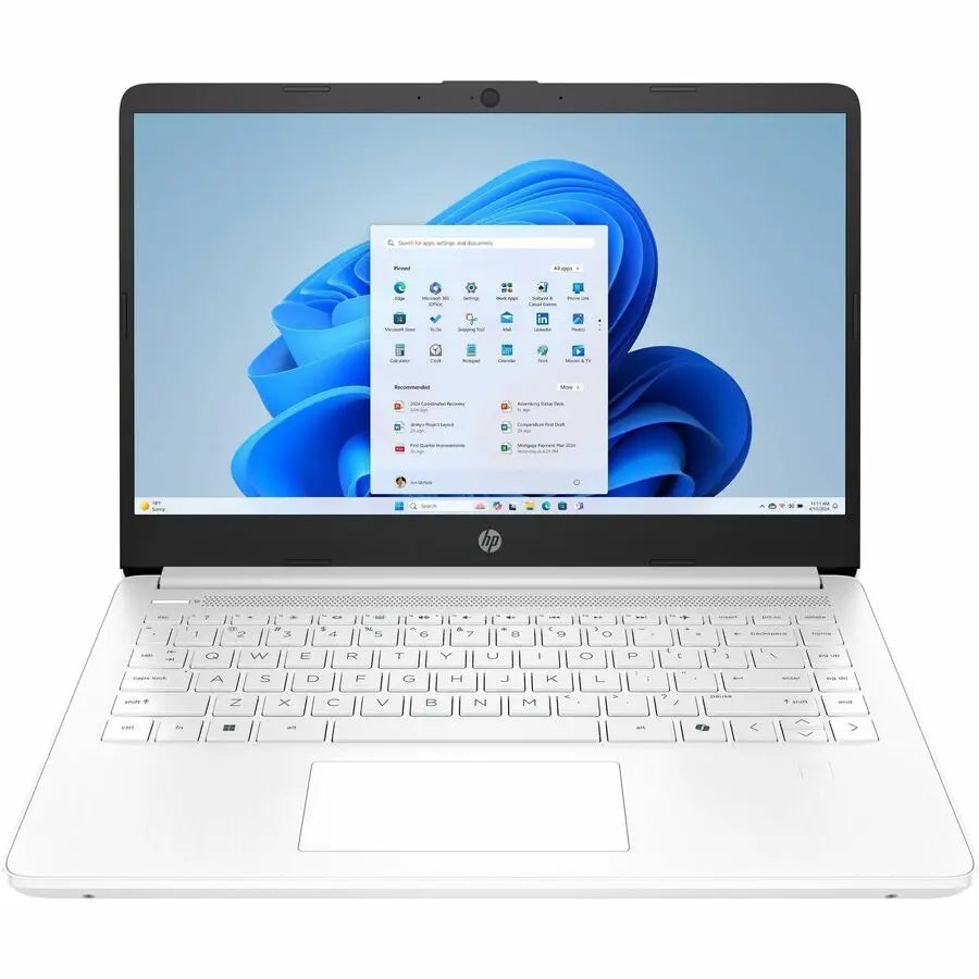 HP 14-dq3220nr 14-Inch Notebook with Intel Celeron N4500, 4GB RAM, 64GB Flash Storage, and HD Display in Snowflake White