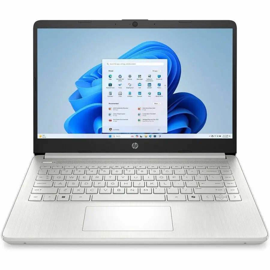 HP Inc. 14-dq6101ds 14-inch Touchscreen Notebook with Intel Core™ i3, 4GB RAM, 128GB SSD, Natural Silver