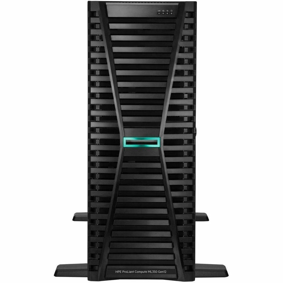 HPE ProLiant Compute ML350 Gen12 Tower Server - 1 x Intel Xeon 6515P 2.30 GHz, 64 GB RAM, 960 GB SSD