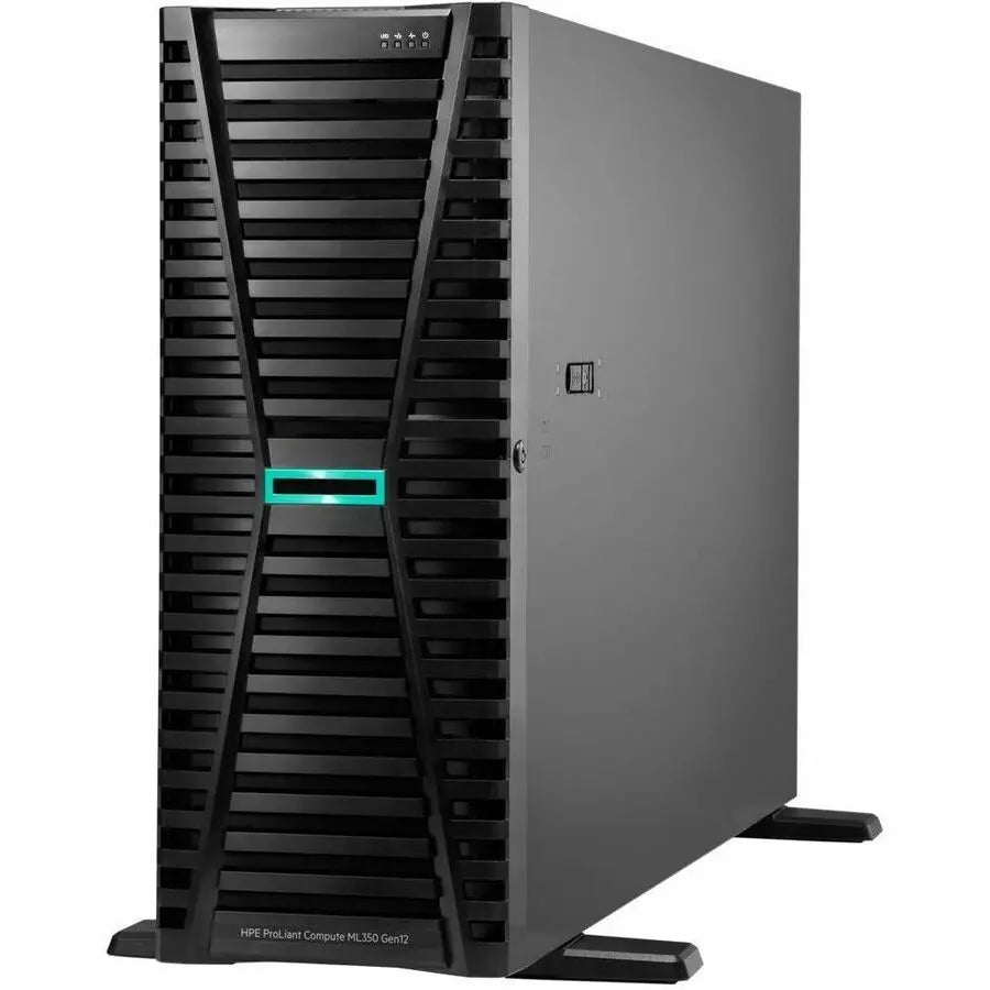 HPE ProLiant ML350 Gen12 Tower Server with Intel Xeon 6505P, 64GB RAM, 960GB SSD